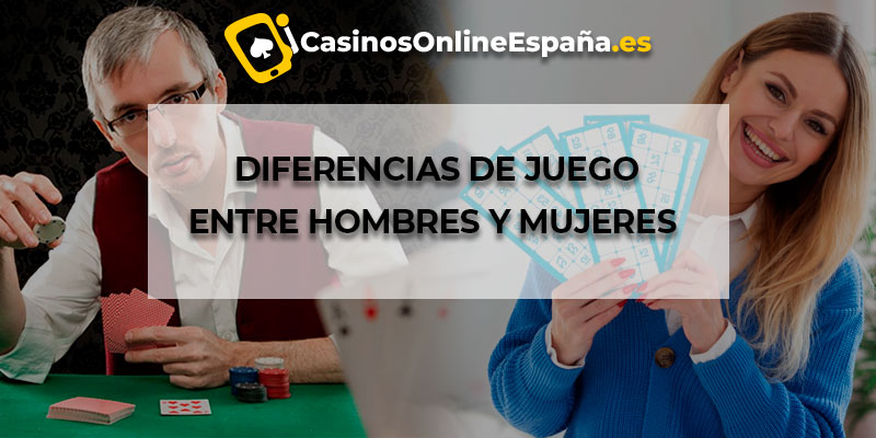 Hombres vs Mujeres jugando en casinos